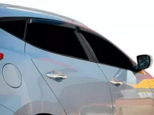 Дефлекторы окон Hyundai ix35 (10-15) - Hic (накладные) 4