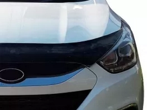 Дефлектор капота Hyundai ix35 (10-15) - Cappafe (длинный) 3