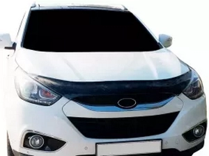 Дефлектор капота Hyundai ix35 (10-15) - Cappafe (длинный) 4