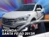Дефлектори вікон Hyundai Santa Fe III (DM; 12-18) - Heko (вставні) 3