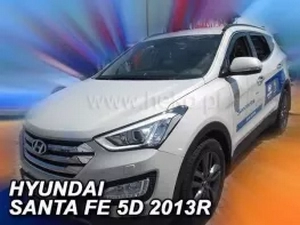 Дефлектори вікон Hyundai Santa Fe III (DM; 12-18) - Heko (вставні) 4