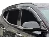 Дефлектори вікон Hyundai Santa Fe III (DM; 12-18) - Hic (з хром молдингом) 2