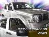 Window deflectors Jeep Grand Cherokee (WK; 04-10) - Heko (plug-in) 4