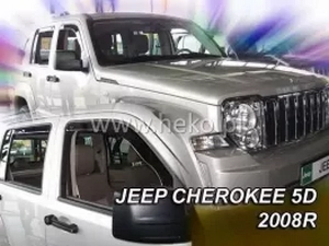 Дефлекторы окон Jeep Grand Cherokee (WK; 04-10) - Heko (вставные) 4