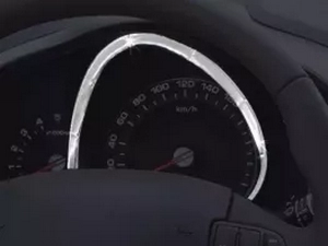 Хром кольцо щитка приборов Kia Rio III (UB; 11-17)