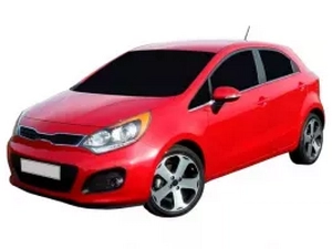 Хром нижні молдинги вікон Kia Rio III (UB; 11-17) Хетчбек, Седан 4