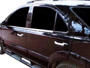 Хром нижні молдинги вікон Kia Sorento I (BL; 02-09) - Carmos 4