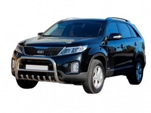 Кенгурятник Kia Sorento II (XM; 13-15) рестайлінг - з грилем 4