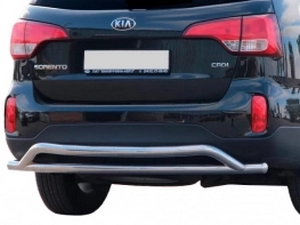 Защита задняя Kia Sorento II (XM; 13-15) - труба двойная 3