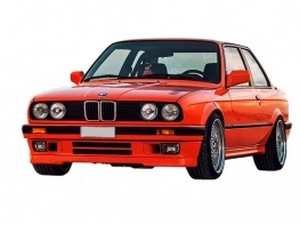 Юбка передняя BMW 3 E30 (82-94) - узкая 3