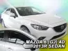 Дефлектори вікон Mazda 6 III (GJ; 12-) Седан - Heko (вставні) 3
