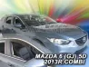 Дефлектори вікон Mazda 6 III (GJ; 13-) Універсал - Heko (вставні) 3