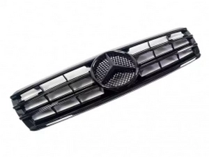 ﻿Решётка Mercedes C W203 (00-07) - CL стиль (черная) 2