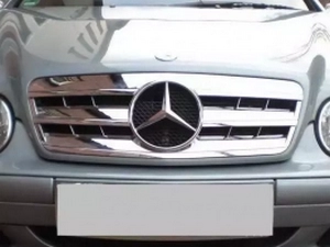 Решётка Mercedes CLK W208 (97-03) - CL стиль (хром) 4