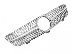 Решётка Mercedes CLS W219 (08-10) рестайлинг - Diamond Silver 2