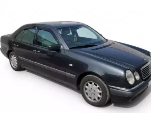 Дефлектори вікон Mercedes E W210 (95-02) Sedan - Hic (накладні) 2