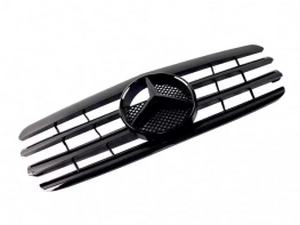 Решітка Mercedes E W210 (99-02) - CL стиль (чорна) 3