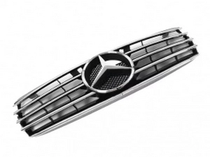 Решітка Mercedes E W211 (02-06) - CL стиль (чорна/хром) 3