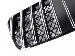 Решітка Mercedes E W211 (07-09) рестайлінг - GT Chrome 3