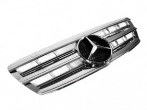 Решётка Mercedes S W220 (02-05) рестайлинг - CL (хром) 2