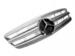 Решітка Mercedes S W221 (05-09) - CL стиль (хром) 2