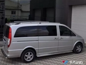 Рейлінги Mercedes Vito W639 / Viano II (03-14) - Erkul (хром) 8