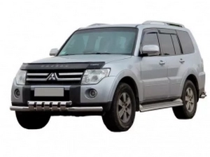 Захист передній Mitsubishi Pajero Wagon IV (06-21) - труба із зубцями 3
