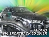 Дефлектори вікон Audi A3 8V (12-20) 5D Sportback - Heko (вставні) 3