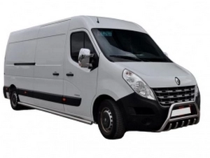 Кенгурятник передній Nissan NV400 (10-21) - з грилем та перемичкою 3