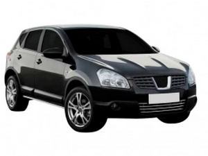 Хром решётка в бампер Nissan Qashqai I (J10; 07-09) 4