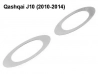 Хром обведення бічних поворотів Nissan Qashqai I (J10; 07-13) 2