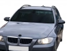 Накладки на дзеркала BMW 3 E90 / E91 (05-08) - Bat стиль (чорні) 4