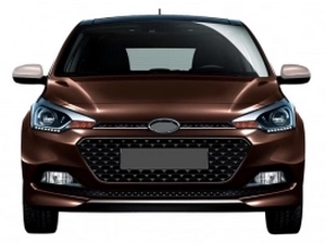 Хром накладки на решітку Hyundai i20 II (GB; 14-18) 3