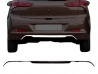 Хром накладка під задній бампер Hyundai i20 II (GB; 14-18) 1