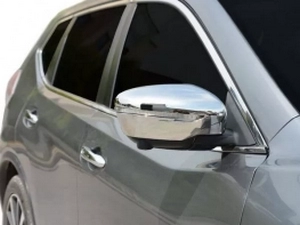Хром накладки на зеркала Nissan X-Trail T32 / Rogue (14-21) 4
