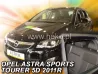Дефлектори вікон Opel Astra J (10-15) Sports Tourer - Heko (вставні) 4