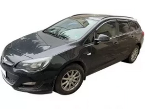 Дефлектори вікон Opel Astra J (10-15) Універсал - Hic (накладні) 4