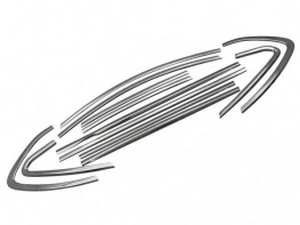 Хром полные молдинги окон Opel Astra J (12-) Sedan 2