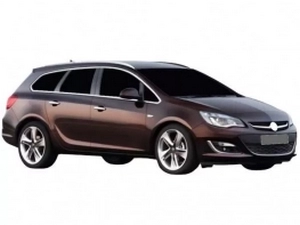 Хром полные молдинги окон Opel Astra J (09-16) Универсал 4