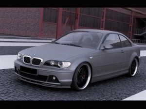 Сплиттер передний BMW 3 E46 (02-07) Coupe рестайлинг 4