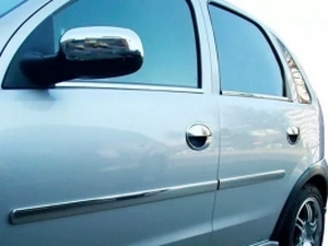 Хром молдинг дверной Opel Corsa C (00-06) 5D 4