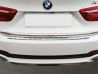 Накладка на задній бампер BMW X6 F16 (14-19) - Avisa (сталева) 6