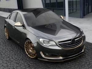 Сплиттер передний Opel Insignia A (13-16) рестайлинг 4