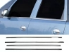 Хром нижні молдинги вікон Opel Meriva A (03-10) 1