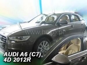 Ветровики Audi A6 C7 / S6 (11-18) Sedan - Heko (вставные) 3