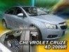 Дефлектори вікон Chevrolet Cruze J300 (09-) Sedan - Heko (вставні) 4