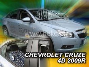 Дефлектори вікон Chevrolet Cruze J300 (09-) Sedan - Heko (вставні) 4