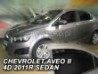 Дефлекторы окон Chevrolet Aveo T300 (11-) Sd - Heko (вставные)