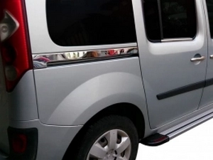 Хром молдинги сдвижных дверей Mercedes Citan W415 (12-21) 3