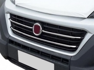 Хром накладки на решітку Fiat Ducato (14-22) рестайлінг 4